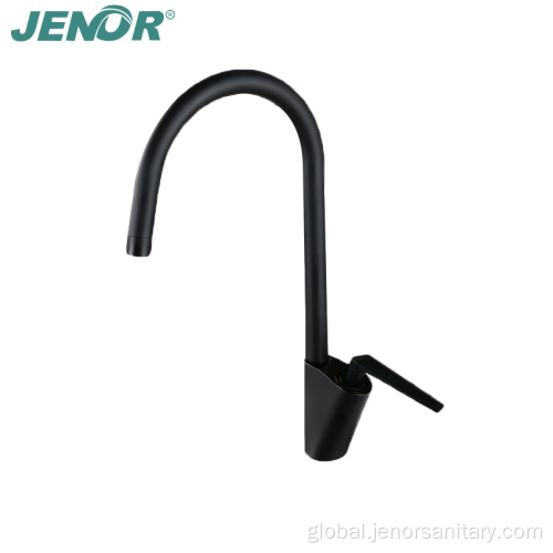 China Hot Sale Single Handle Brass Gold Kitchen Faucet Manufactory